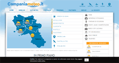 Desktop Screenshot of campaniameteo.it